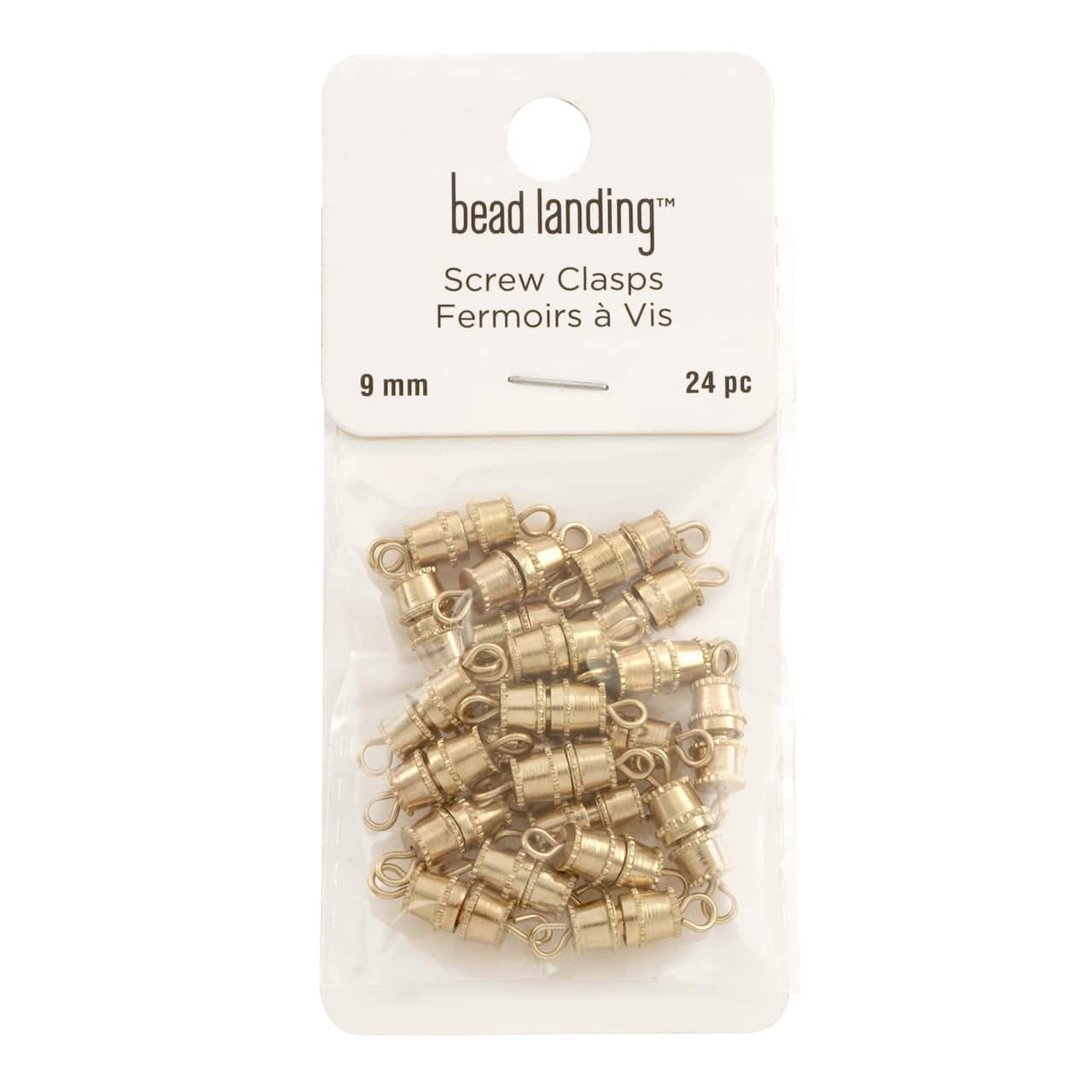 Gold Barrel Clasps by Bead Landing&#x2122;